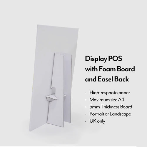 A5 or A4 POS Printing with Desk Stand Board