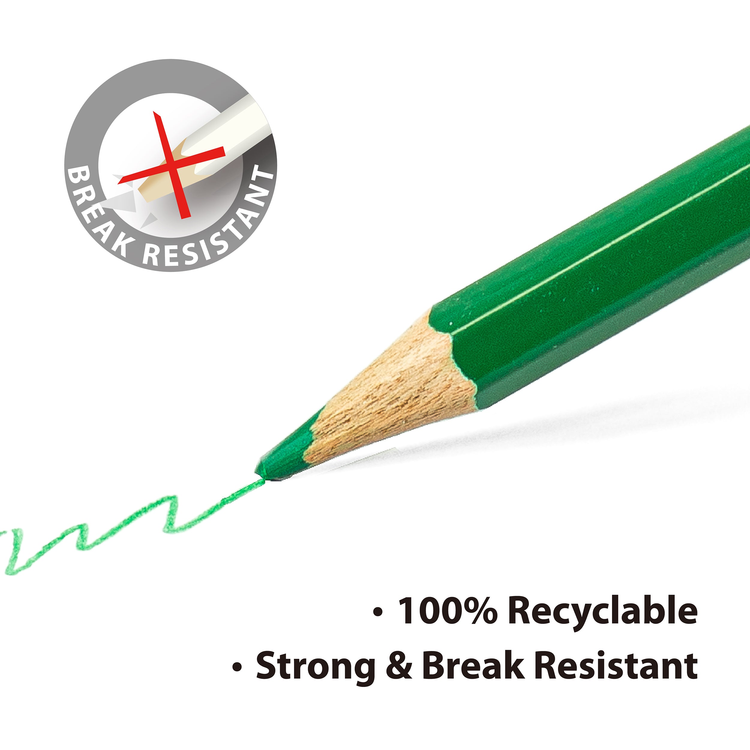 Pensing Water-Soluble Coloured Pencils, 48 Colours, Suitable all ages