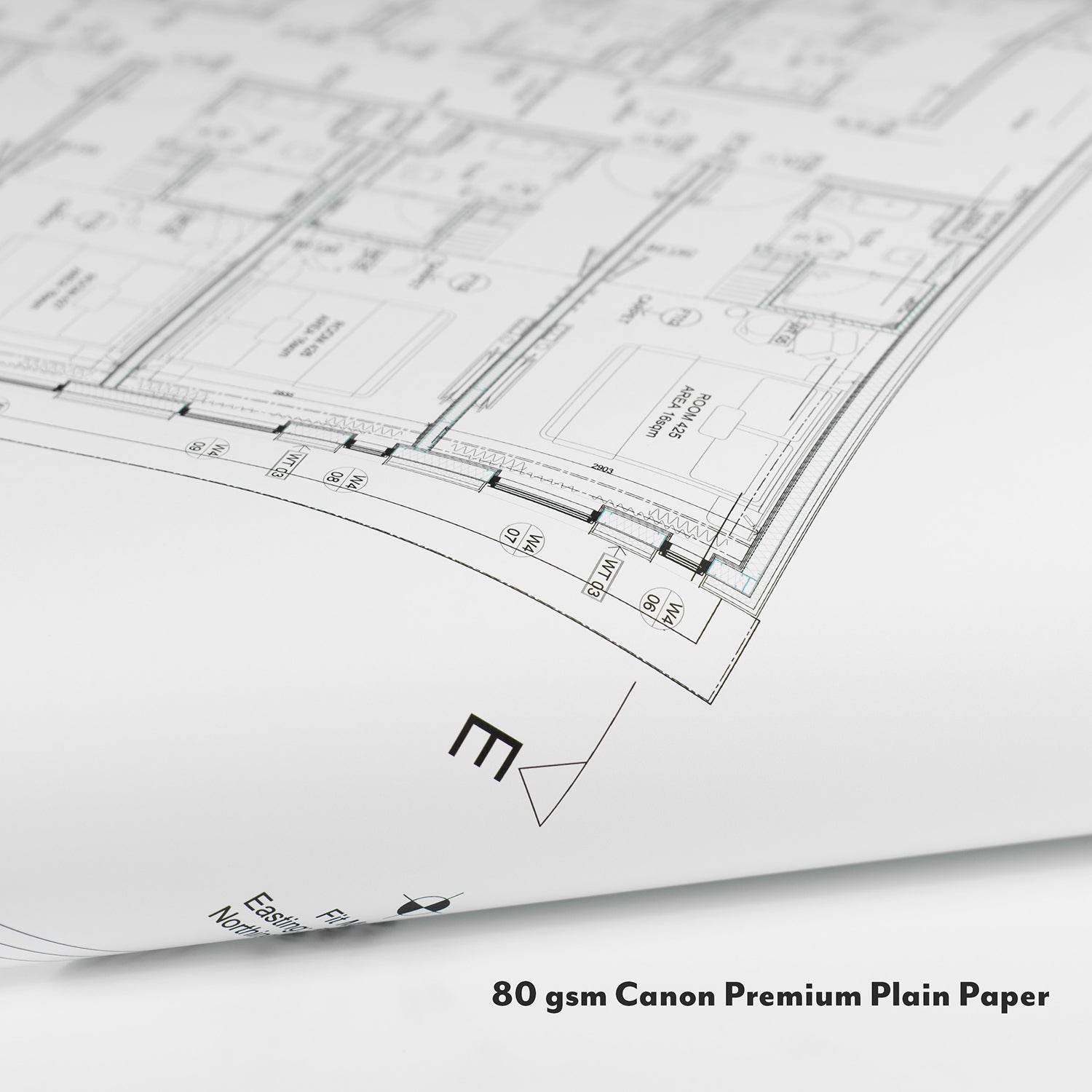 Poster printing with various paper