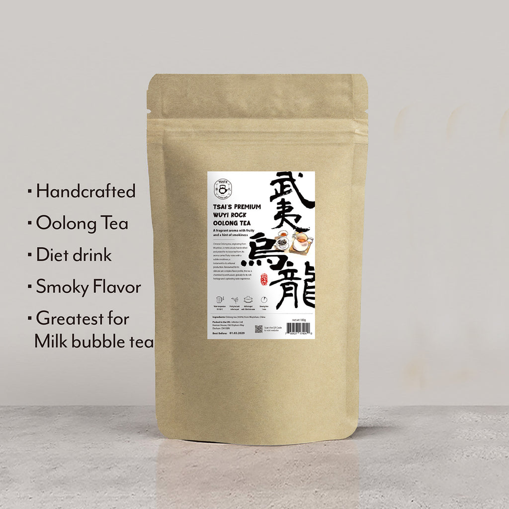Tsais Premium Wuyi Rock Oolong Tea 100% Natural, Loose leaves