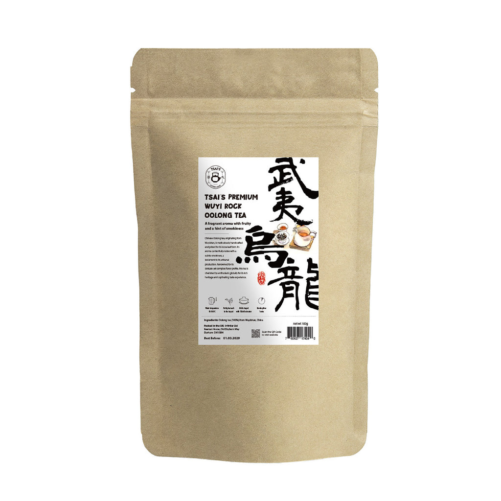 Tsais Premium Wuyi Rock Oolong Tea 100% Natural, Loose leaves