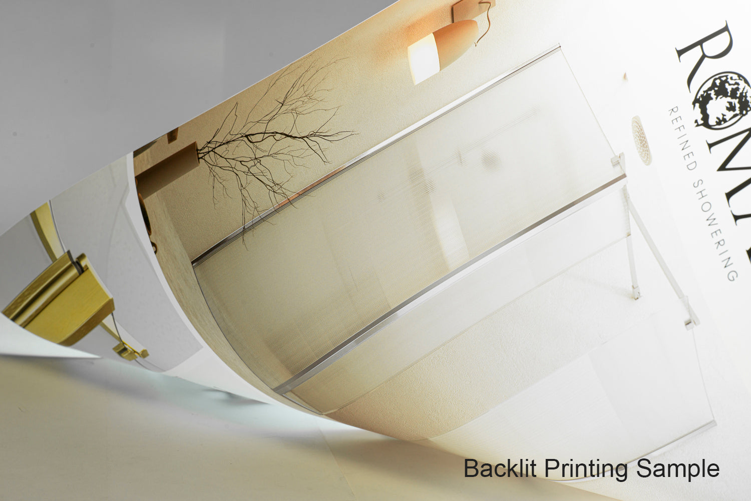 Poster printing with various paper