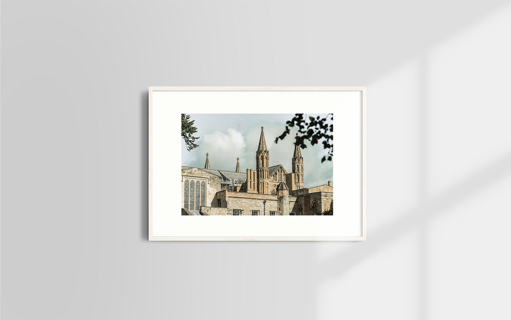 Copyright image - Durham Cathedral, undergoing roof construction