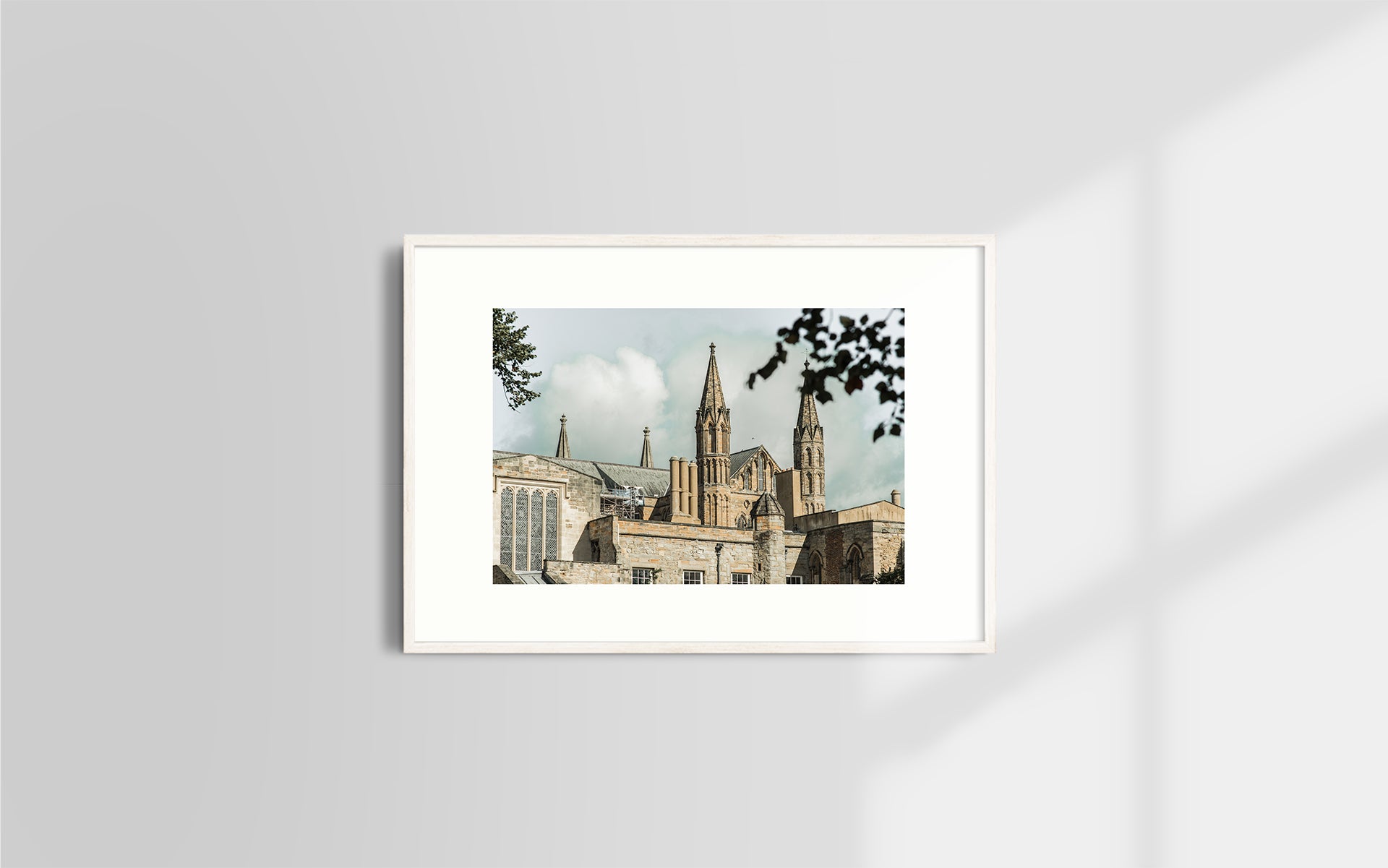 Copyright image - Durham Cathedral, undergoing roof construction