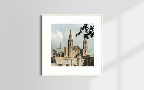 Copyright image - Durham Cathedral, undergoing roof construction