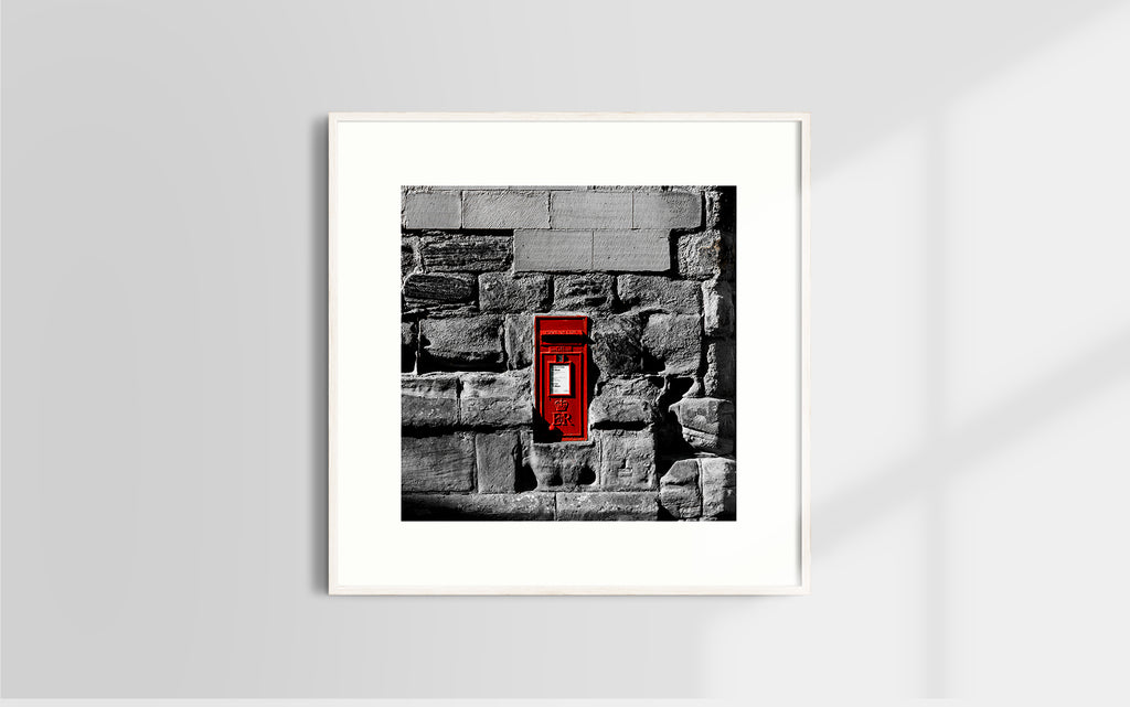 Copyright image - Royalmail Box out of Durham Cathedral