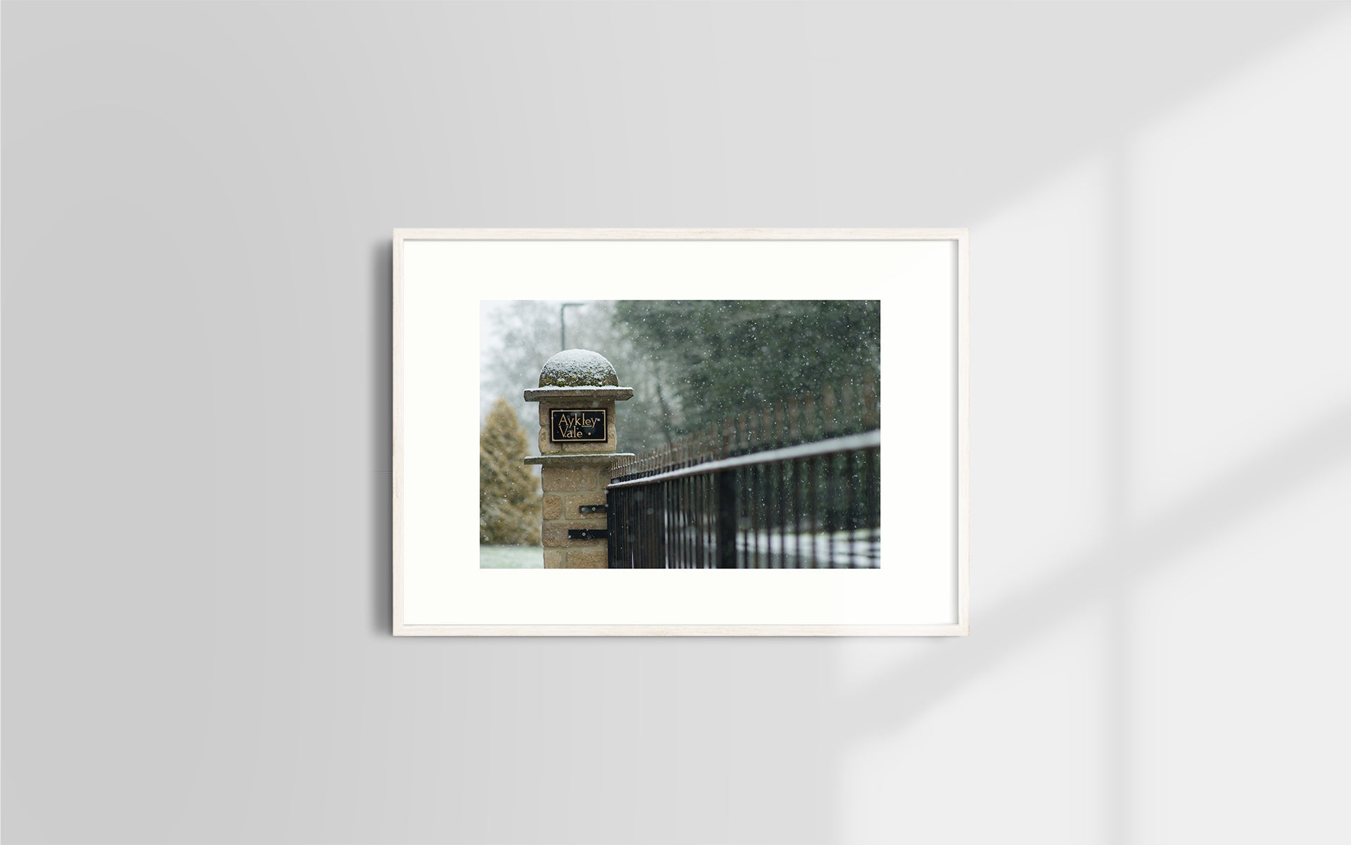 Copyright image - Snowing Day in Aykley Heads Durham