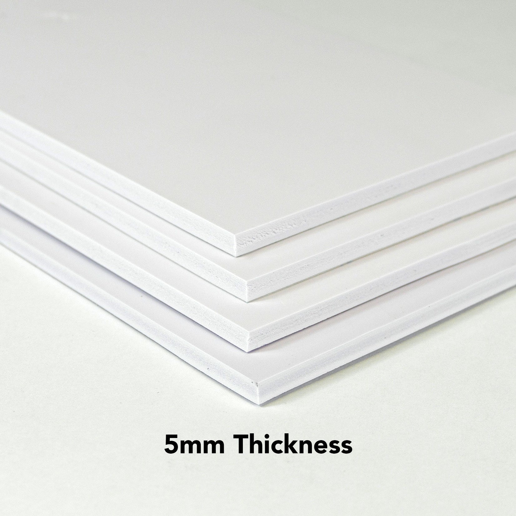 infiniter 5mm PVC Self-Adhesive Foam Board | High Density Rigid Display Board