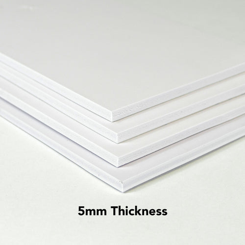 infiniter 5mm PVC Self-Adhesive Foam Board | High Density Rigid Display Board
