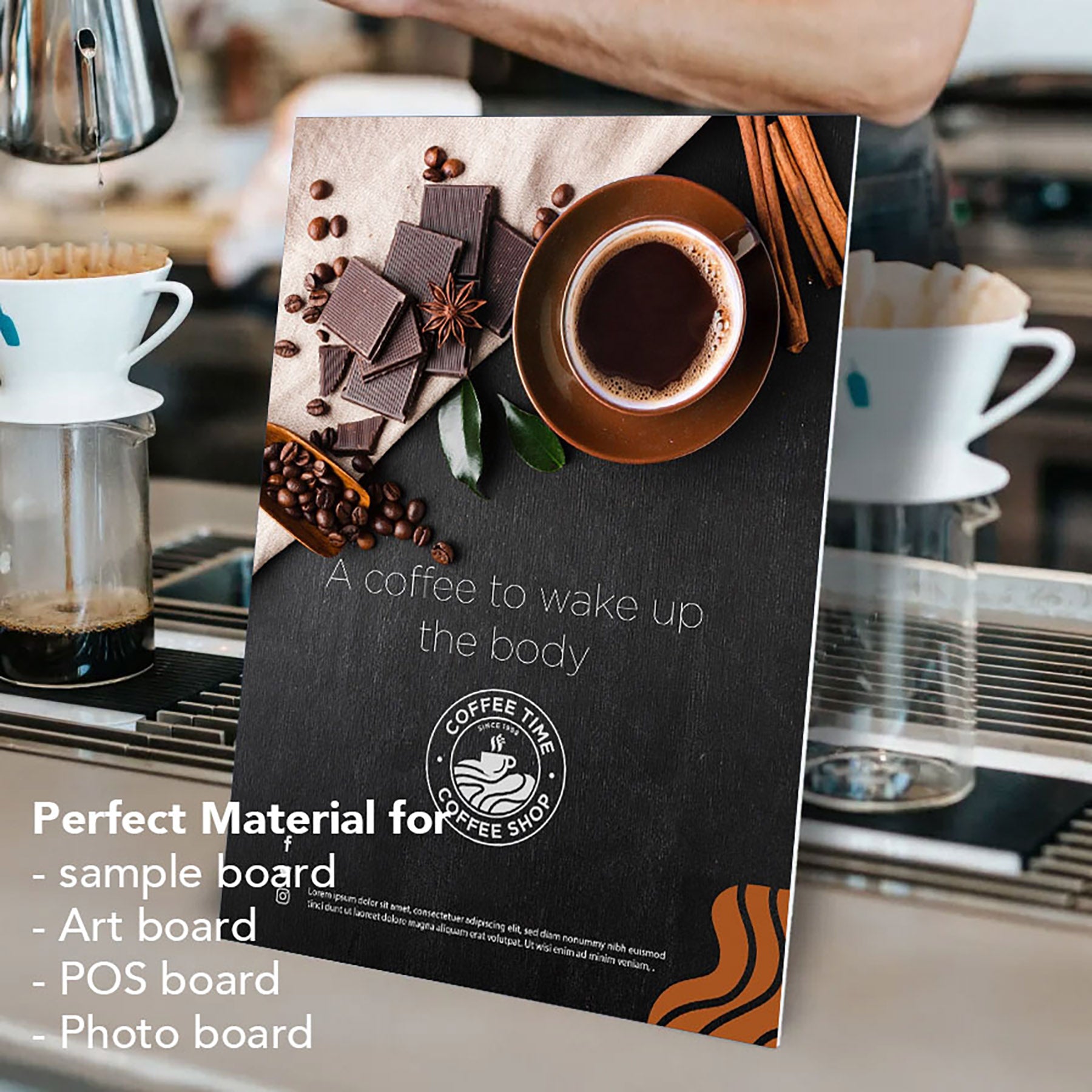 infiniter 5mm PVC Self-Adhesive Foam Board | High Density Rigid Display Board